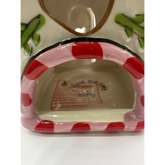 The Gingerbread cottage tea light candle holder Blue Sky Heather Goldmine. NWT - Picture 6 of 12